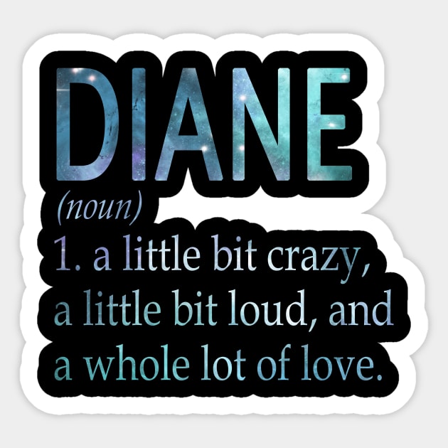 Diane Sticker by GrimdraksJokes